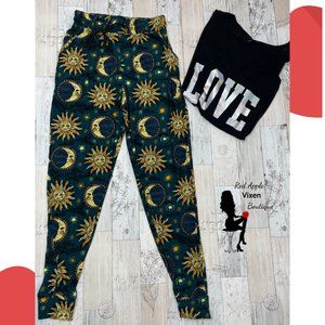 Celestial Print Joggers Size Small